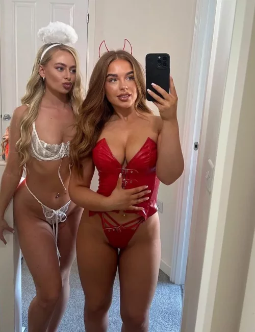 Mila and Nora photo 3, european, curvy, blonde hair, 180 cm, 35 kg, Large bust, Hong Kong